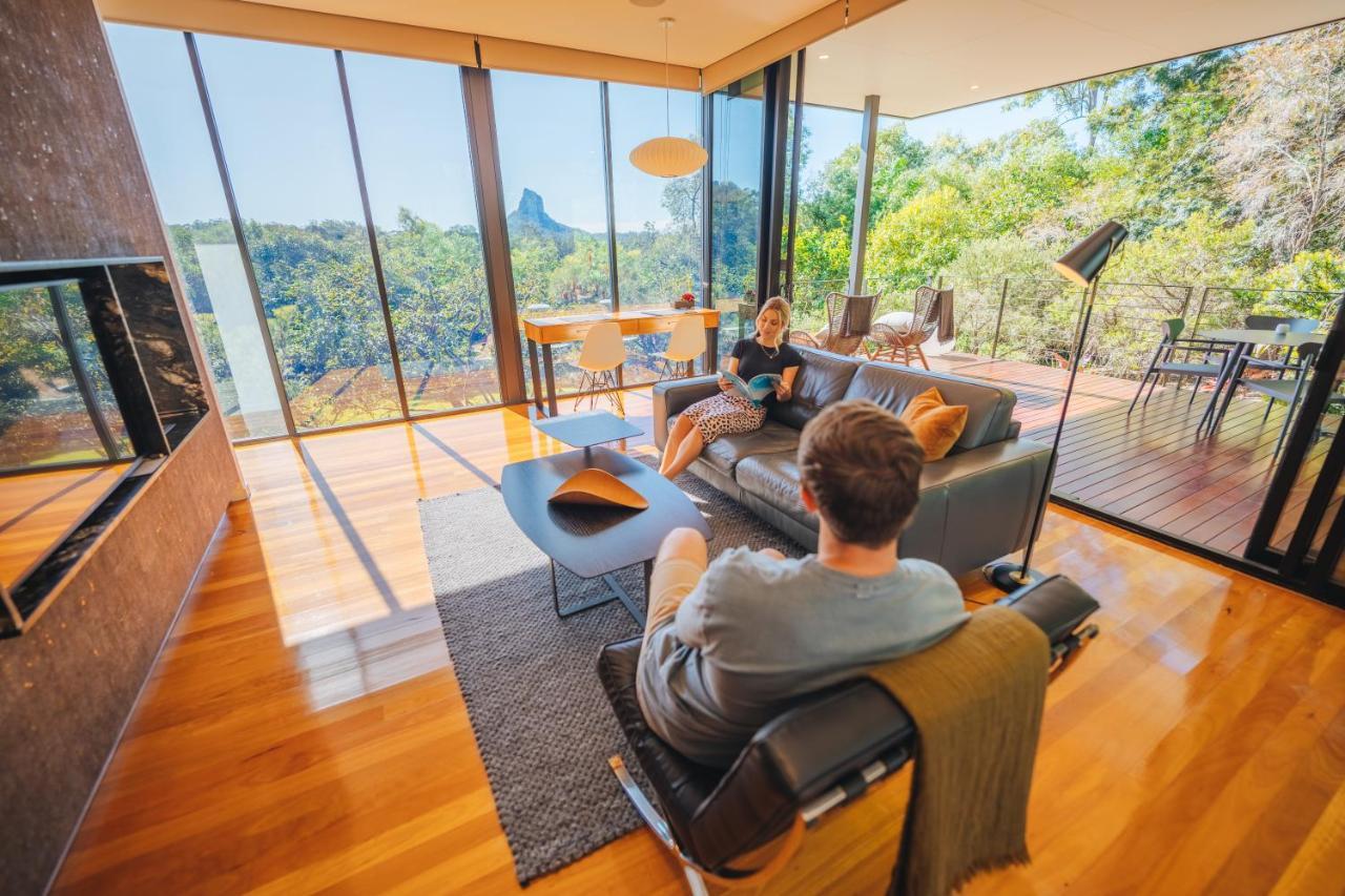 Glass On Glasshouse Glass House Mountains Eksteriør billede